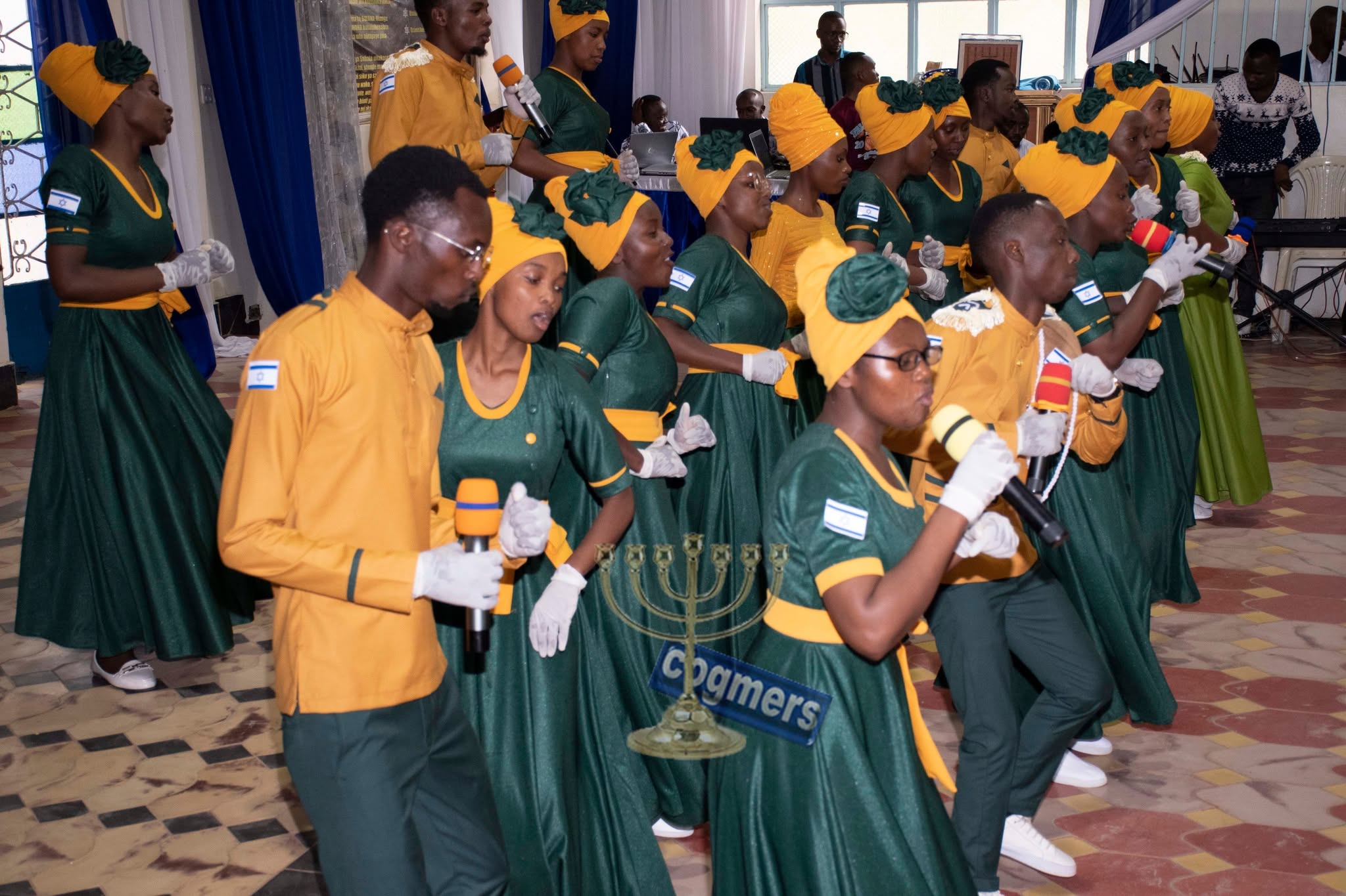 Team Kiambu youth choir performing